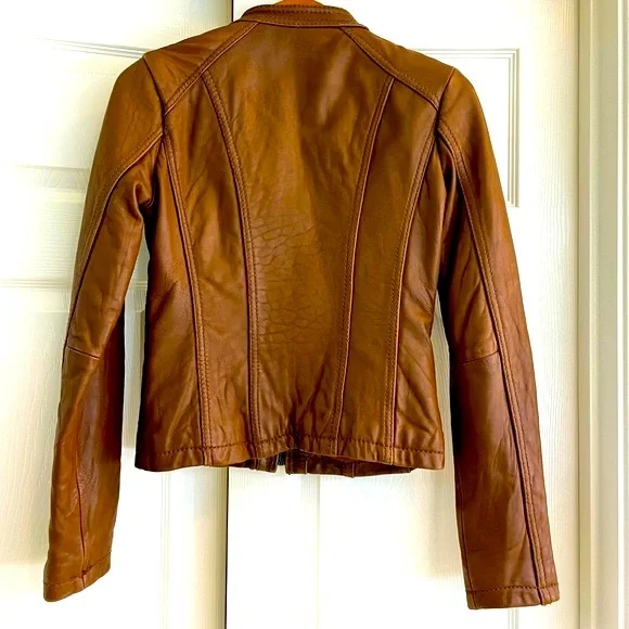 Michael Kors Genuine Leather Jacket, women’s size - XS